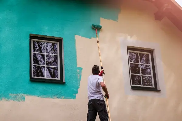 Superficie exterior preparada para pintar en Tenerife Norte